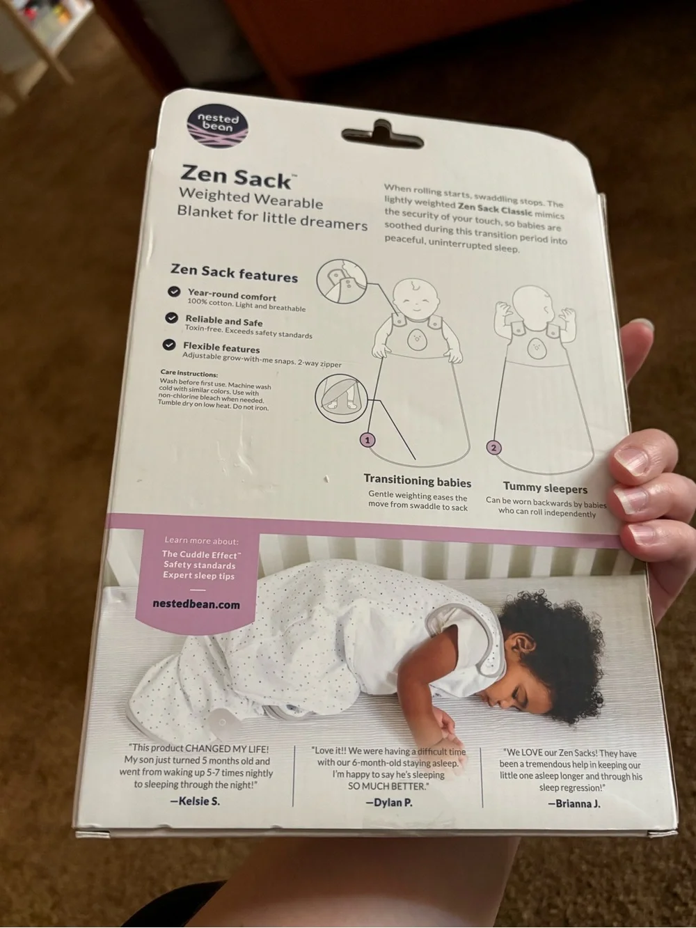 Nested Bean Zen Sack NIB